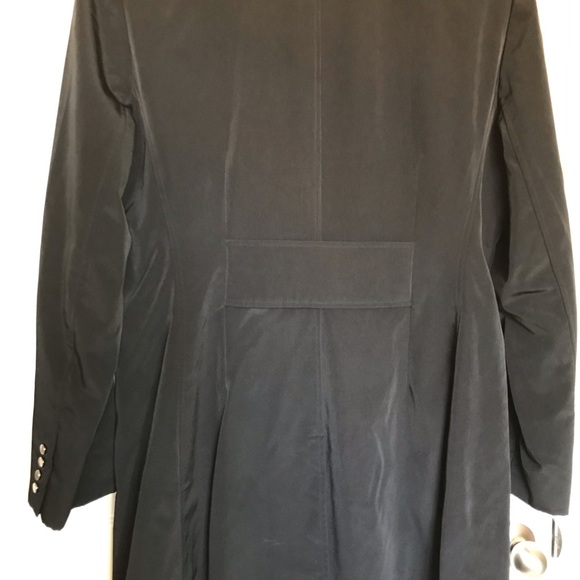 Anne Klein black raincoat, size Large - Picture 5 of 6